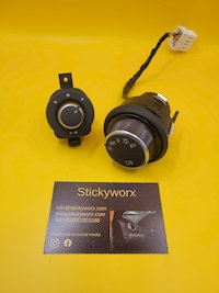 headlight/mirror switch incl trim